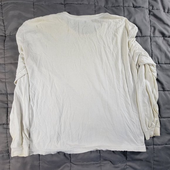 Hurley Mens Large White Shirt One and Only Regular Fit Long Sleeve Casual - Picture 2 of 13